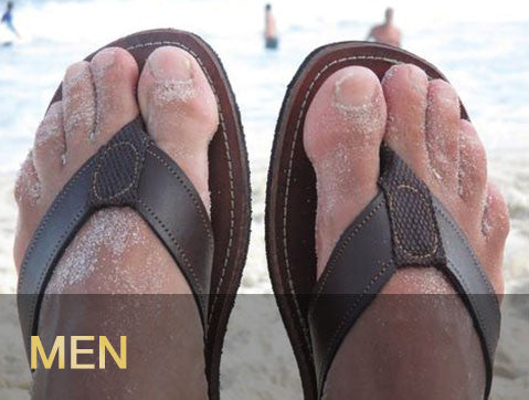 Leather Sandals - Men's