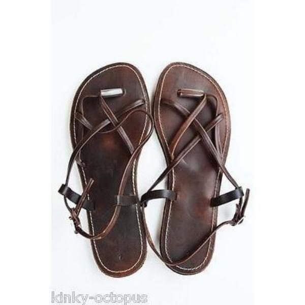 Santo - Lucia Super Strappy Flat Leather Sandals