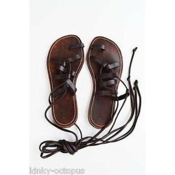 Santo - Grecian Style, Leather Gladiator Sandals