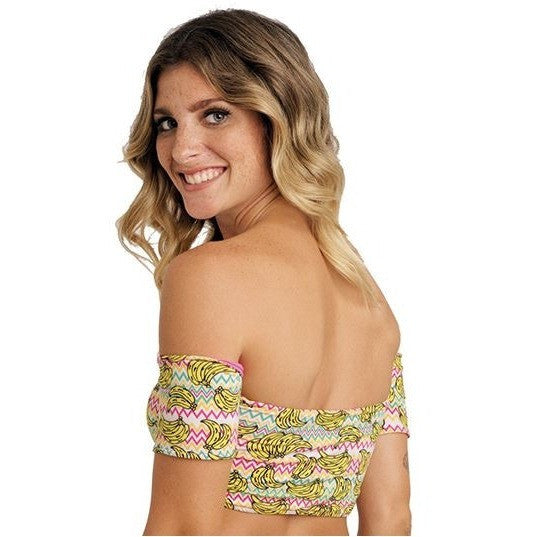 Off the shoulder deals bandeau swim top