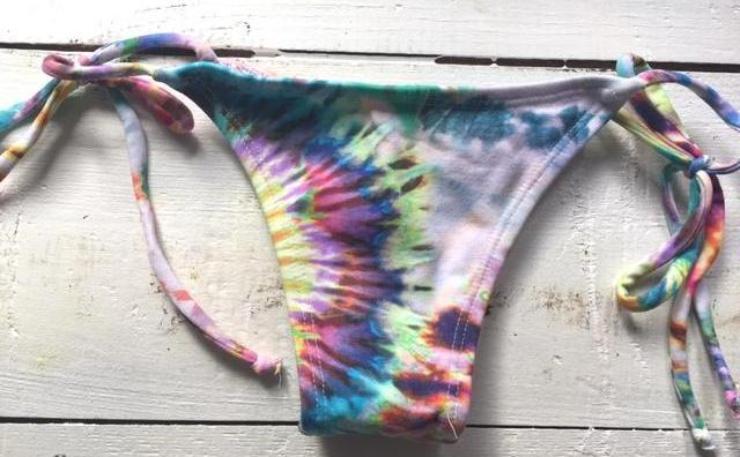 Princess Rio - Grafitti Micro Bikini Brief - Tie Sides