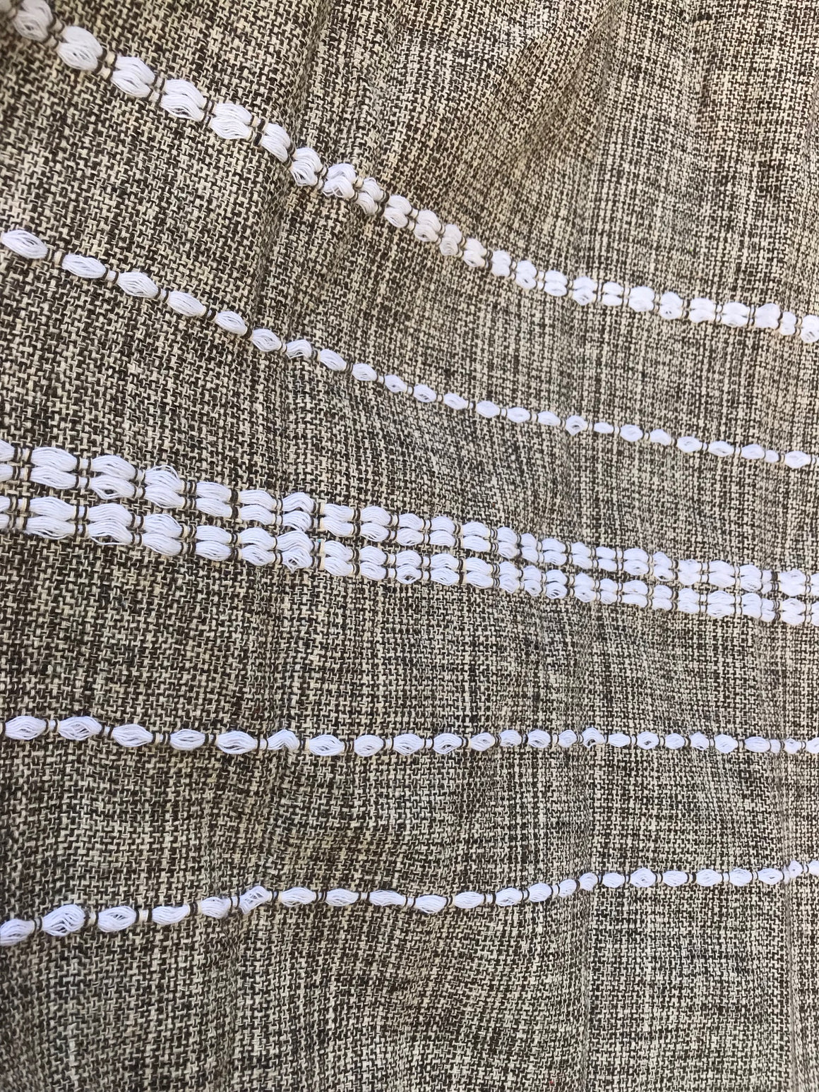 Bahia Grey Cotton Hammock with Stripe Detail