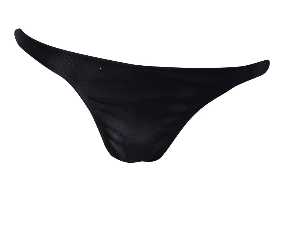 Black Brazilian Bikini Thong